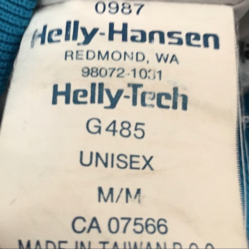 Helly Hansen Helly-Tech Teal Blue Jacket M - image 4